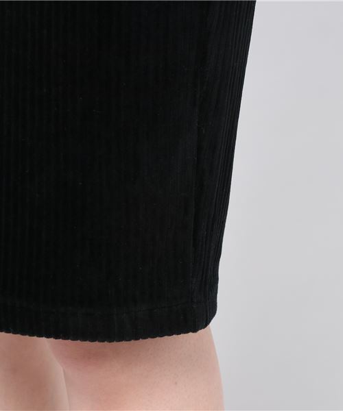 WEGO（ウィゴー）の「WEGO/カットコールタイトミドルスカート（スカート・レディース・キャメル/ブラック/ダークグリーン・FREE）」の9枚目の写真