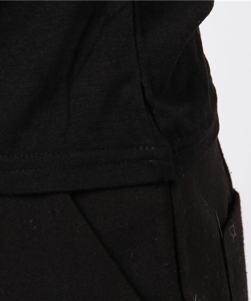 STYLEBLOCK(スタイルブロック)の「レイヤードボーダードレープカットソー(Tシャツ/カットソー・レディース・ブラック/レッド/ブラウン/パープル/グリーン・L/M/XL/XXL/XXX-LARGE)」の10枚目の写真