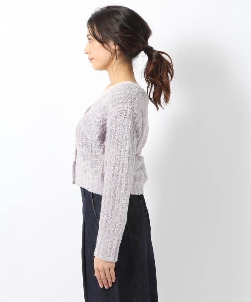 laboratory work（ラボラトリーワーク）の「フェザーテープカーディガン（カーディガン/ボレロ・レディース・グレー/ピンク/ブルー系その他・MEDIUM）」の16枚目の写真