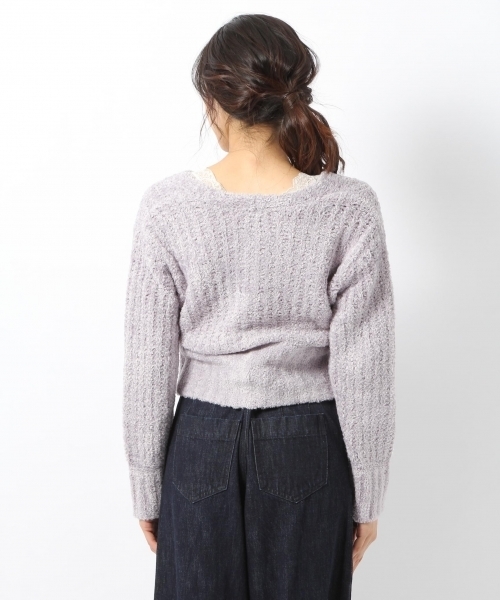 laboratory work（ラボラトリーワーク）の「フェザーテープカーディガン（カーディガン/ボレロ・レディース・グレー/ピンク/ブルー系その他・MEDIUM）」の17枚目の写真