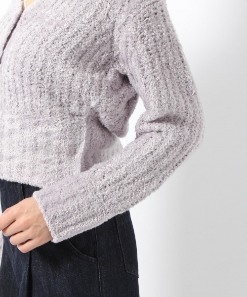 laboratory work（ラボラトリーワーク）の「フェザーテープカーディガン（カーディガン/ボレロ・レディース・グレー/ピンク/ブルー系その他・MEDIUM）」の20枚目の写真