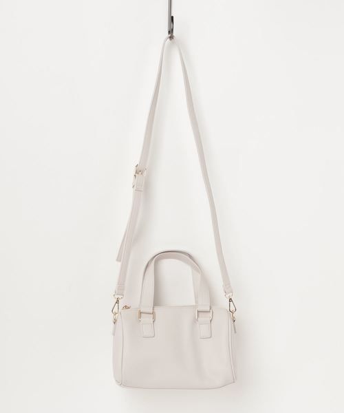 AMERICAN HOLIC(アメリカンホリック)の「ボストンショルダーバッグ(ボストンバッグ・レディース・ライトグレー/ブラック・FREE)」の1枚目の写真