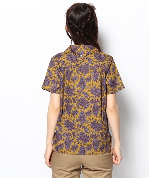 BEAMS BOY(ビームスボーイ)の「○O.ペイズリー後釦襟(シャツ/ブラウス・レディース・イエロー/ネイビー・ONE SIZE)」の5枚目の写真