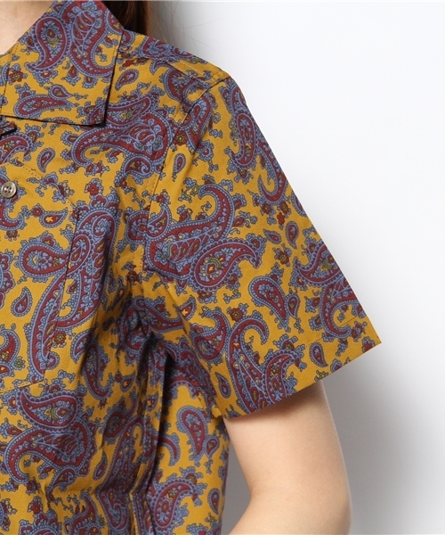BEAMS BOY(ビームスボーイ)の「○O.ペイズリー後釦襟(シャツ/ブラウス・レディース・イエロー/ネイビー・ONE SIZE)」の7枚目の写真