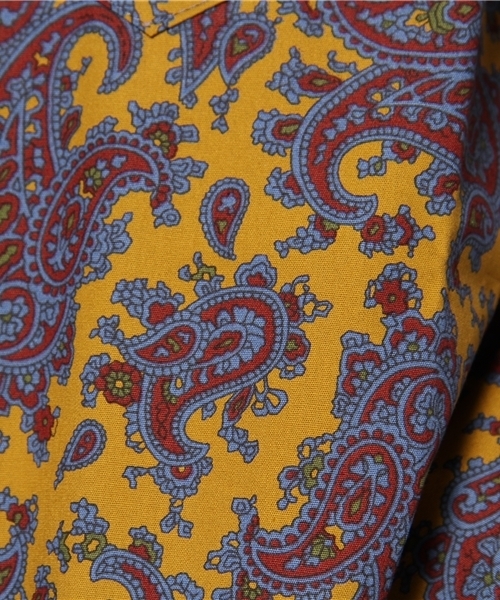 BEAMS BOY(ビームスボーイ)の「○O.ペイズリー後釦襟(シャツ/ブラウス・レディース・イエロー/ネイビー・ONE SIZE)」の9枚目の写真