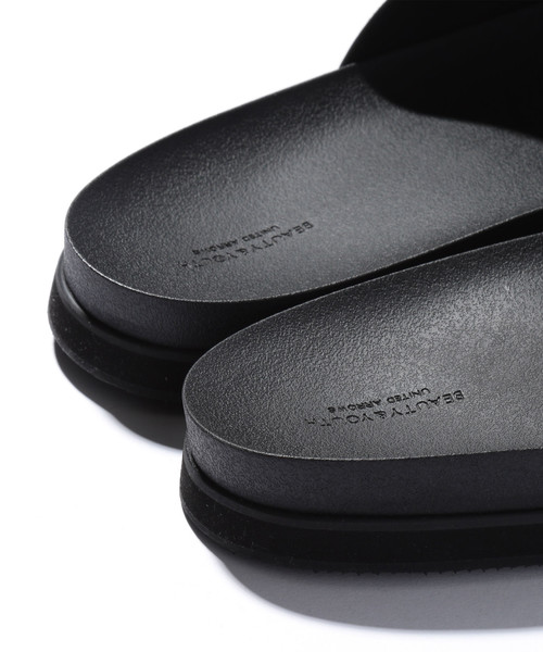 BEAUTY&YOUTH UNITED ARROWS（ビューティーアンドユースユナイテッドアローズ）の「BY ワンストラップ サンダル о（サンダル・メンズ・ブラック/ベージュ・10/7/9/8）」の17枚目の写真