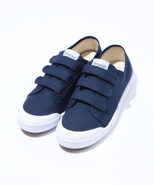 Spring Court(スプリングコート)の「【Spring Court】G2 VELCRO CANVASスニーカー(スニーカー・メンズ・ホワイト/ネイビー・43/41/42)」の3枚目の写真