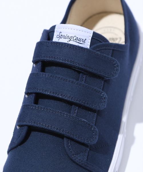 Spring Court(スプリングコート)の「【Spring Court】G2 VELCRO CANVASスニーカー(スニーカー・メンズ・ホワイト/ネイビー・43/41/42)」の11枚目の写真
