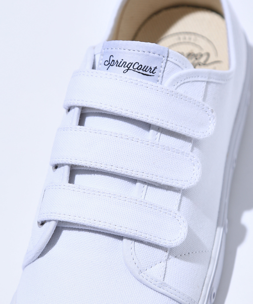 Spring Court(スプリングコート)の「【Spring Court】G2 VELCRO CANVASスニーカー(スニーカー・メンズ・ホワイト/ネイビー・43/41/42)」の13枚目の写真