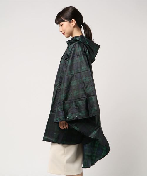 KOBE LETTUCE（コウベレタス）の「持ち歩きに便利なポーチSET！レインポンチョ/レインコート/かっぱ/雨合羽/レディース[J508]神戸レタス（レインコート/ポンチョ・レディース・ホワイト系その他/グレー系その他/グリーン系その他/レッド系その他/ブルー系その他/ホワイト系その他2・FREE）」の7枚目の写真