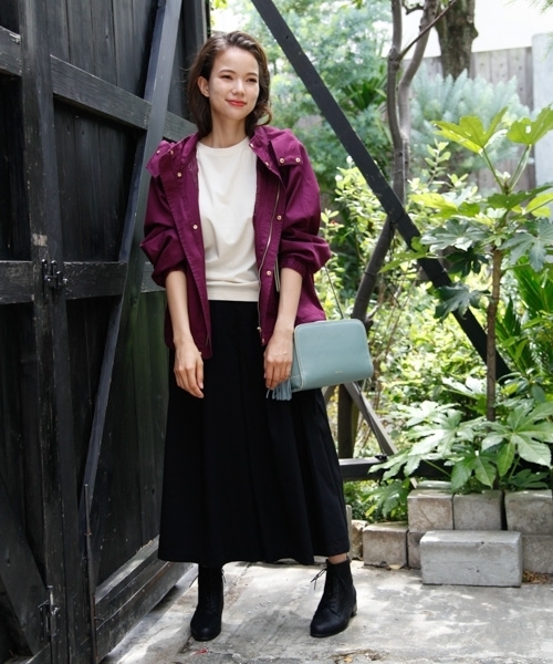 niko and...（ニコアンド）の「オリジナルスクエアお財布ショルダーバッグ（ショルダーバッグ・レディース・ブラック/ライトブルー/ピンク・FREE）」の5枚目の写真