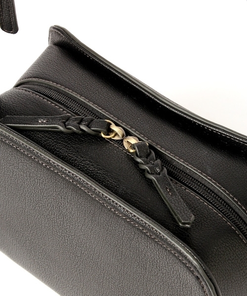 niko and...（ニコアンド）の「オリジナルスクエアお財布ショルダーバッグ（ショルダーバッグ・レディース・ブラック/ライトブルー/ピンク・FREE）」の12枚目の写真