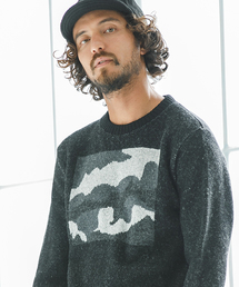 CAMBIO | mn1842-クリッピングカモ柄セーター(ニット/セーター)
