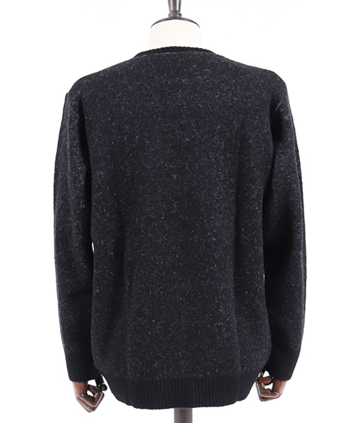 CAMBIO（カンビオ）の「mn1842-クリッピングカモ柄セーター（ニット/セーター・メンズ・ブラック系その他/ブラック系その他2/ブラック系その他3・S/M/L）」の13枚目の写真