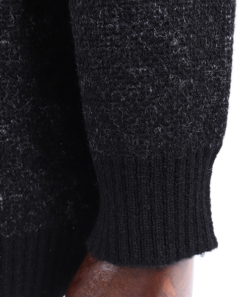 CAMBIO（カンビオ）の「mn1842-クリッピングカモ柄セーター（ニット/セーター・メンズ・ブラック系その他/ブラック系その他2/ブラック系その他3・S/M/L）」の15枚目の写真