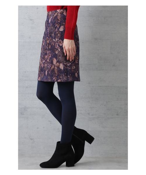 NATURAL BEAUTY BASIC（ナチュラルビューティーベーシック）の「【雑誌掲載】ジャガードスカート（スカート・レディース・イエロー系その他/ブルー系その他6・MEDIUM/SMALL/X-SMALL）」の13枚目の写真