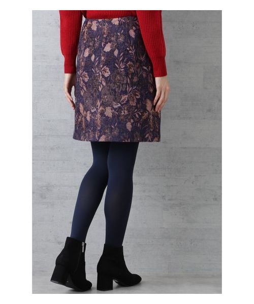 NATURAL BEAUTY BASIC（ナチュラルビューティーベーシック）の「【雑誌掲載】ジャガードスカート（スカート・レディース・イエロー系その他/ブルー系その他6・MEDIUM/SMALL/X-SMALL）」の14枚目の写真