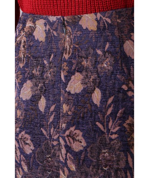 NATURAL BEAUTY BASIC（ナチュラルビューティーベーシック）の「【雑誌掲載】ジャガードスカート（スカート・レディース・イエロー系その他/ブルー系その他6・MEDIUM/SMALL/X-SMALL）」の16枚目の写真