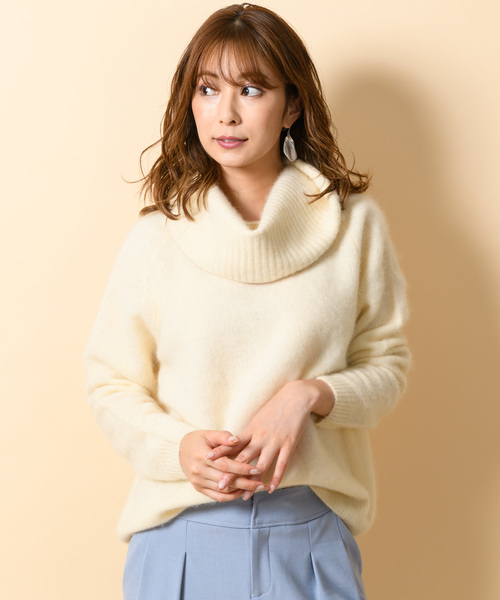 Tonal トーナル の ラクーン100 ラクーンオフタートルニット ニット セーター Wear