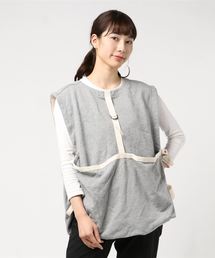 BEAMS BOY | BEAMS BOY / スウェット ニュースペーパー ベスト(ベスト)