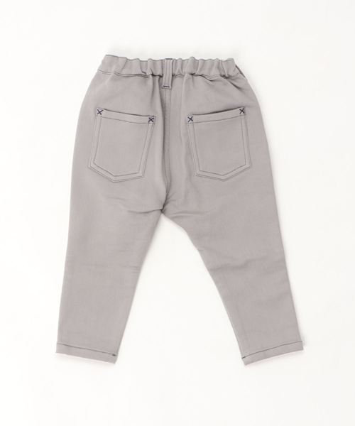 BeBe（ベベ）の「BeBe/ジョグデニムテーパードパンツ（デニムパンツ・キッズ・ネイビー/グレー・90/100/110/120/130/140/150）」の3枚目の写真