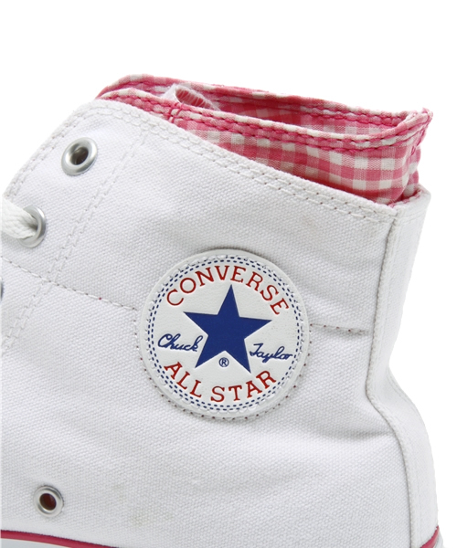 CONVERSE（コンバース）の「ALL STAR W GG HI/オールスター W GG HI（スニーカー・メンズ・ホワイト×ピンク/ブラック×ブルー/ベージュ系その他・9/5/8.5/9.5/4/10.5/8/6/11.5/4.5/3/6.5/7.5/7/3.5/5.5）」の7枚目の写真