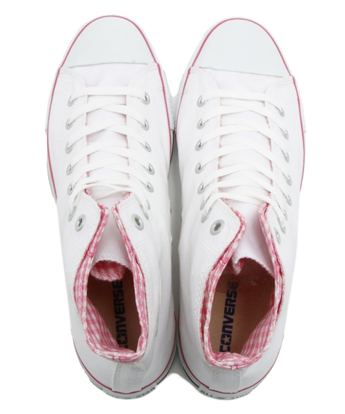 CONVERSE（コンバース）の「ALL STAR W GG HI/オールスター W GG HI（スニーカー・メンズ・ホワイト×ピンク/ブラック×ブルー/ベージュ系その他・9/5/8.5/9.5/4/10.5/8/6/11.5/4.5/3/6.5/7.5/7/3.5/5.5）」の9枚目の写真