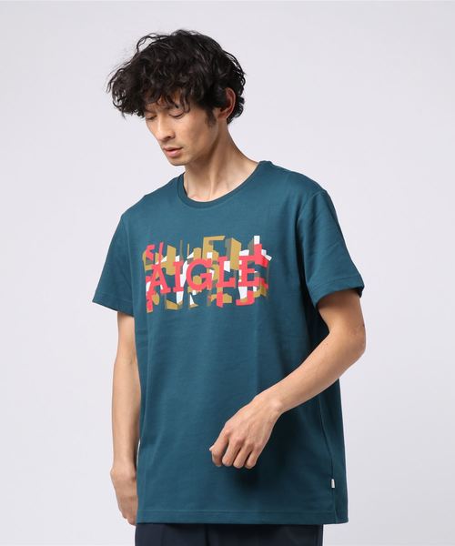 AIGLE(エーグル)の「テディ(Tシャツ/カットソー・メンズ・レッド/インディゴブルー・LARGE/X-LARGE/MEDIUM)」の2枚目の写真