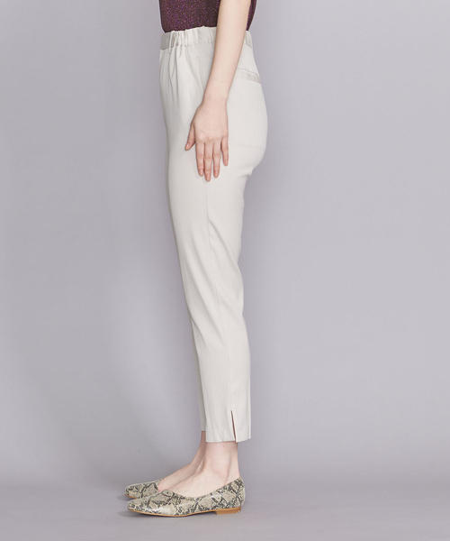 BEAUTY&YOUTH UNITED ARROWS（ビューティーアンドユースユナイテッドアローズ）の「BY ギャザーテーパード9分丈パンツ о（その他パンツ・レディース・ブラック/ナチュラル/コバルトブルー・SMALL/LARGE/MEDIUM）」の9枚目の写真