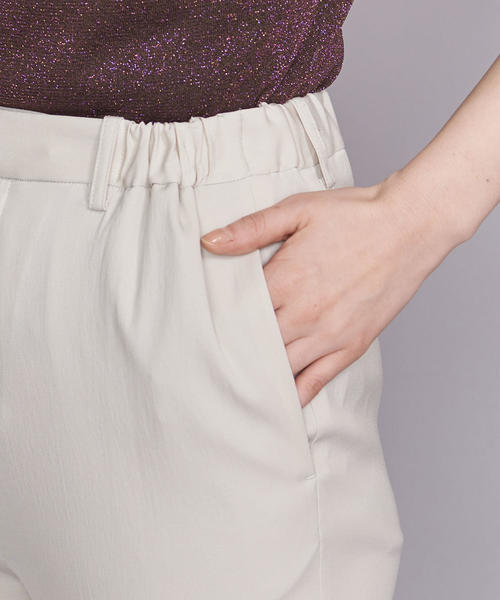 BEAUTY&YOUTH UNITED ARROWS（ビューティーアンドユースユナイテッドアローズ）の「BY ギャザーテーパード9分丈パンツ о（その他パンツ・レディース・ブラック/ナチュラル/コバルトブルー・SMALL/LARGE/MEDIUM）」の12枚目の写真