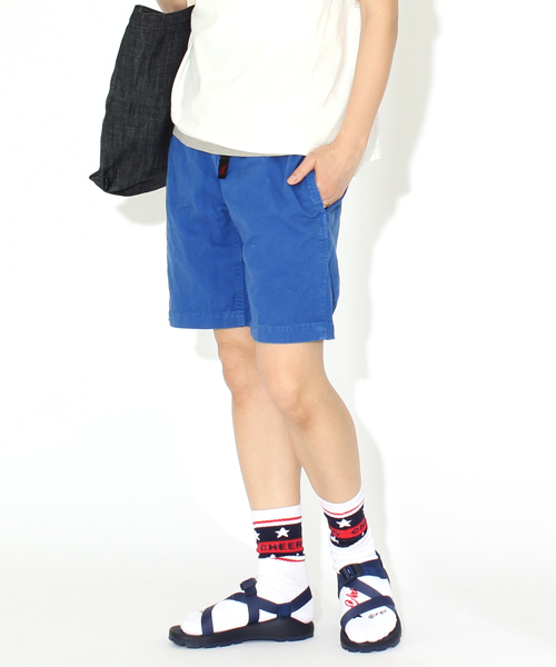 BEAMS BOY(ビームスボーイ)の「GRAMICCI / Womens ショーツ(チノパンツ・レディース・ベージュ/ネイビー/ロイヤルブルー/レモンイエロー・MEDIUM)」の4枚目の写真