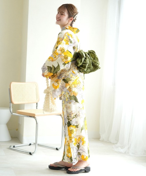 選べる浴衣3点セット utataneオリジナルデザイン 国内染色（浴衣