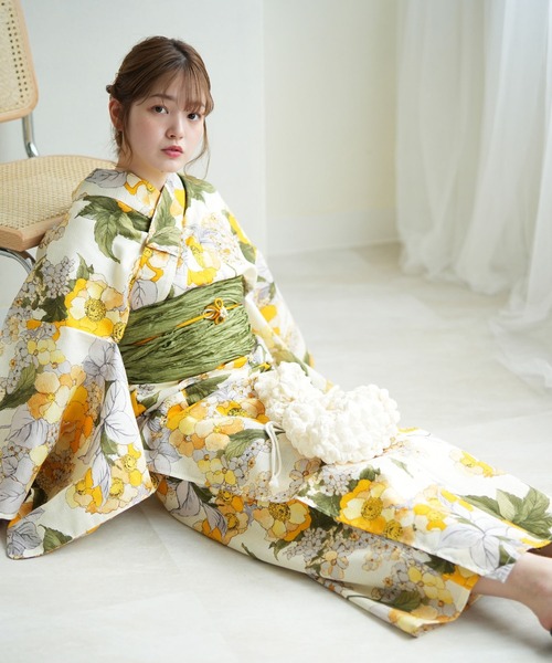 選べる浴衣3点セット utataneオリジナルデザイン 国内染色（浴衣