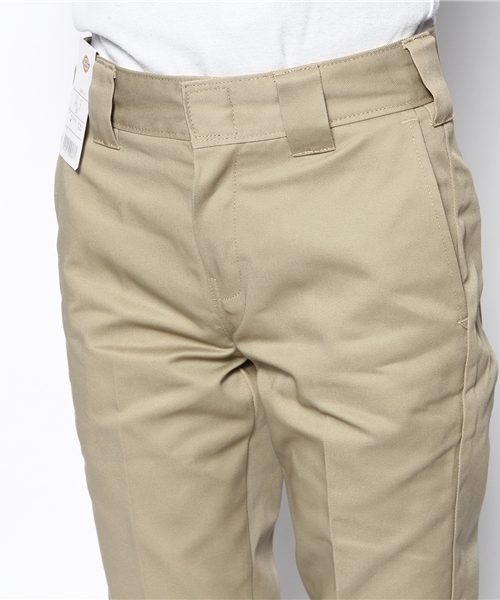Dickies（ディッキーズ）の「WD874Lローライズワークパンツ（チノパンツ・レディース・スカイブルー/ダークネイビー/レッド/ブラック/ヘザ－グレー/ブラウン/ベージュ/カーキ・27inch/26inch/29inch/25inch/28inch）」の17枚目の写真