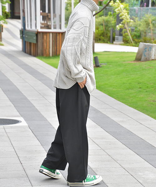 kutir（クティール）の「タートルネックケーブルニット（ニット/セーター・メンズ・アイボリー/ベージュ/ブラック・MEDIUM/LARGE/X-LARGE）」の21枚目の写真