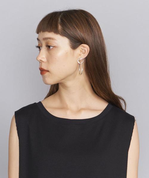 BEAUTY&YOUTH UNITED ARROWS（ビューティーアンドユースユナイテッドアローズ）の「BY コットンサーマル バックVネック＆スリットカットソー（Tシャツ/カットソー・レディース・ブラック/ベージュ/オフホワイト・FREE）」の20枚目の写真