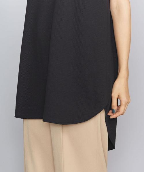 BEAUTY&YOUTH UNITED ARROWS（ビューティーアンドユースユナイテッドアローズ）の「BY コットンサーマル バックVネック＆スリットカットソー（Tシャツ/カットソー・レディース・ブラック/ベージュ/オフホワイト・FREE）」の10枚目の写真