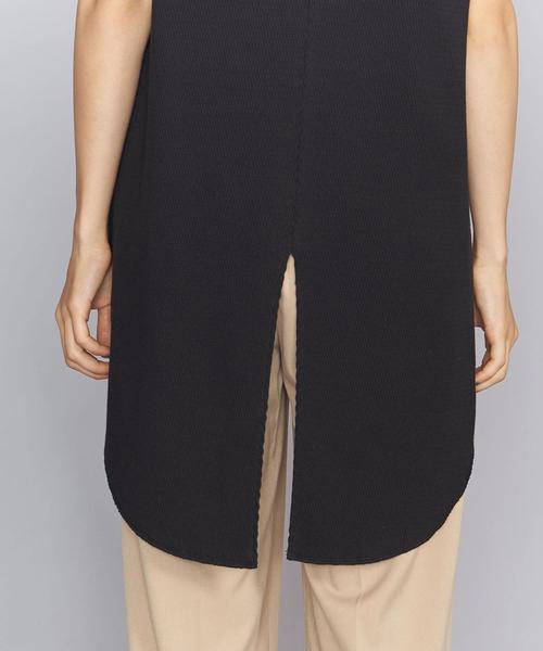 BEAUTY&YOUTH UNITED ARROWS（ビューティーアンドユースユナイテッドアローズ）の「BY コットンサーマル バックVネック＆スリットカットソー（Tシャツ/カットソー・レディース・ブラック/ベージュ/オフホワイト・FREE）」の11枚目の写真