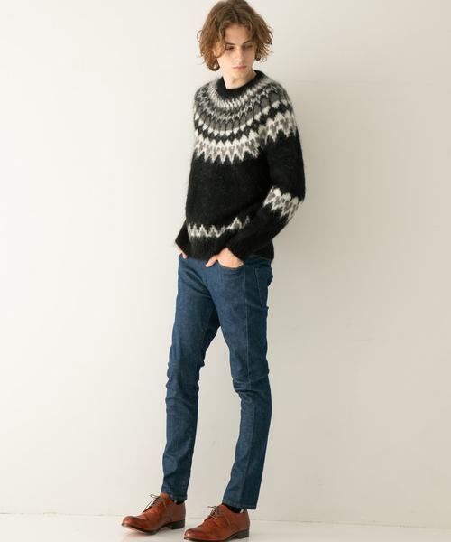 BATONER（バトナー）の「【BATONER】モヘアノルディッククルーネック