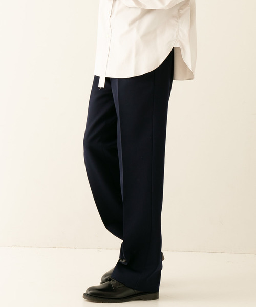 Name.(ネーム)の「【Name.】オフスケールウールイージートラウザース/NMPT-19AW-006(スラックス・メンズ・ブラック/ネイビー・1/2/3)」の8枚目の写真
