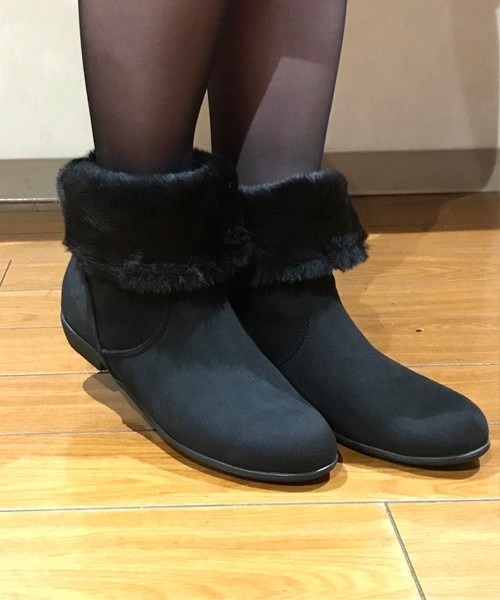 velikoko ���N�`�����ꂢ�V���[�Y�i���F���R�R�j�́u�y19.5�`27.0cm�z�܂�Ԃ�2way�t�@�[�u�[�c�i2cm�q�[���j�i�u�[�c�j�v�b�u���b�N�n���̑�2