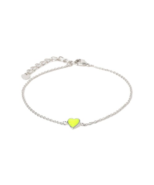 Ray BEAMS(レイビームス)の「プチ エポ ハート ブレスレット(ブレスレット・レディース・ゴールド/ブラック/レッド/パープル/ブルー系その他2/オフホワイト/イエロー/レッド系その他3・ONE SIZE)」の5枚目の写真