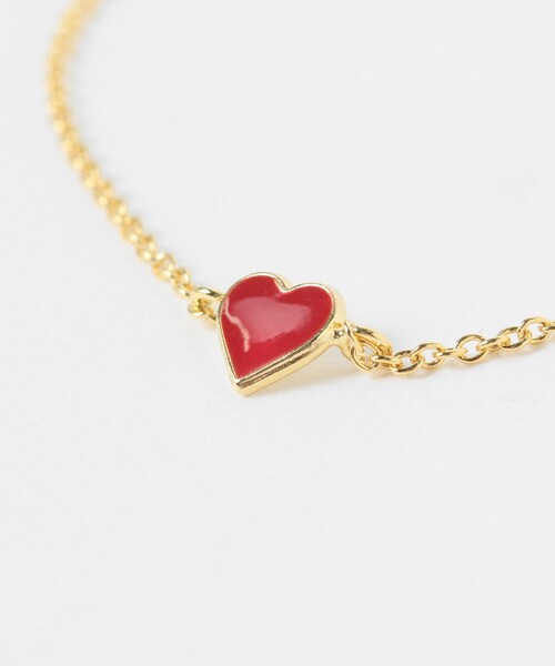 Ray BEAMS(レイビームス)の「プチ エポ ハート ブレスレット(ブレスレット・レディース・ゴールド/ブラック/レッド/パープル/ブルー系その他2/オフホワイト/イエロー/レッド系その他3・ONE SIZE)」の11枚目の写真