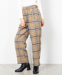 WEGO | WEGO/チェーンチェックワイドパンツ(その他パンツ)