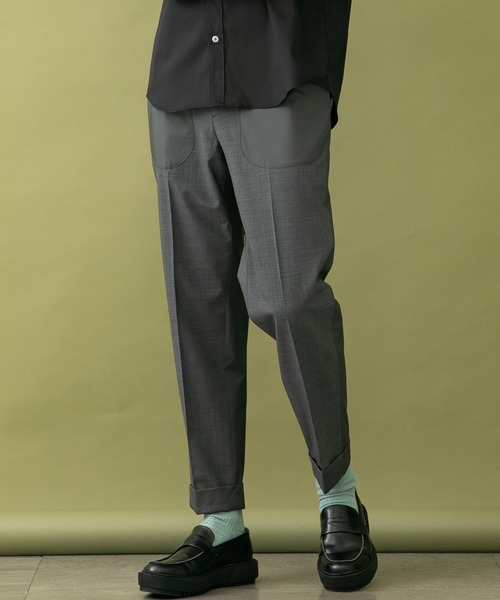 UNITED TOKYO（ユナイテッドトウキョウ）の「3ＬＡＹＥＲ　リバーススラックス/セットアップ（スラックス・メンズ・ブラック×ブラック/グレー・3/2/1）」の19枚目の写真