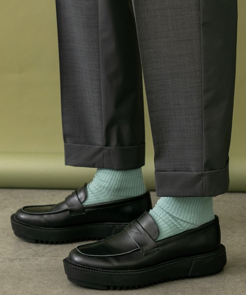 UNITED TOKYO（ユナイテッドトウキョウ）の「3ＬＡＹＥＲ　リバーススラックス/セットアップ（スラックス・メンズ・ブラック×ブラック/グレー・3/2/1）」の13枚目の写真