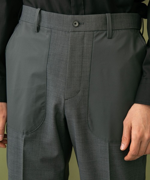 UNITED TOKYO（ユナイテッドトウキョウ）の「3ＬＡＹＥＲ　リバーススラックス/セットアップ（スラックス・メンズ・ブラック×ブラック/グレー・3/2/1）」の16枚目の写真