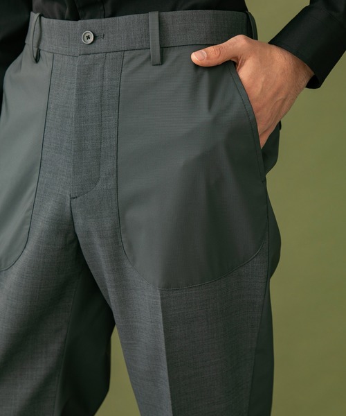 UNITED TOKYO（ユナイテッドトウキョウ）の「3ＬＡＹＥＲ　リバーススラックス/セットアップ（スラックス・メンズ・ブラック×ブラック/グレー・3/2/1）」の15枚目の写真