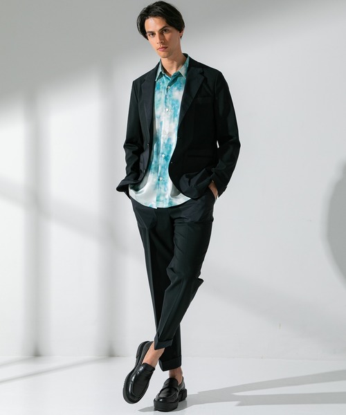 UNITED TOKYO（ユナイテッドトウキョウ）の「3ＬＡＹＥＲ　リバーススラックス/セットアップ（スラックス・メンズ・ブラック×ブラック/グレー・3/2/1）」の22枚目の写真