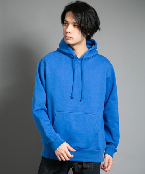 UnitedAthle/10.0ozプルオーバーパイル無地パーカー